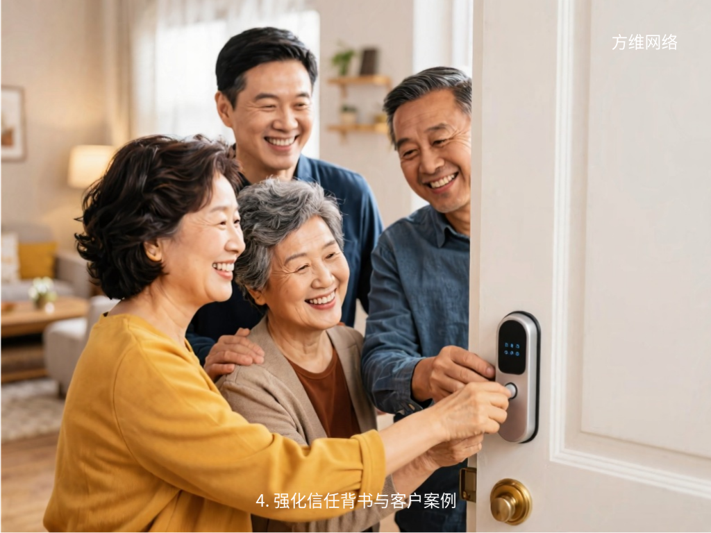 4. 強(qiáng)化信任背書與客戶案例