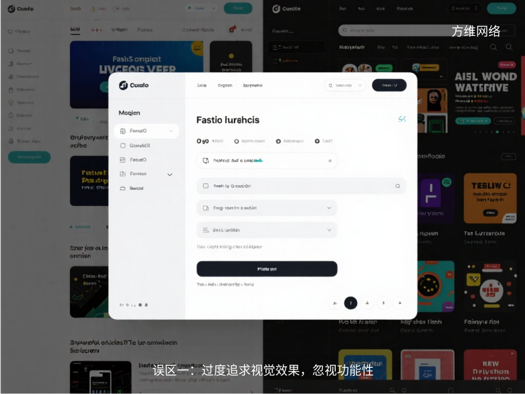 誤區(qū)一：過度追求視覺效果，忽視功能性