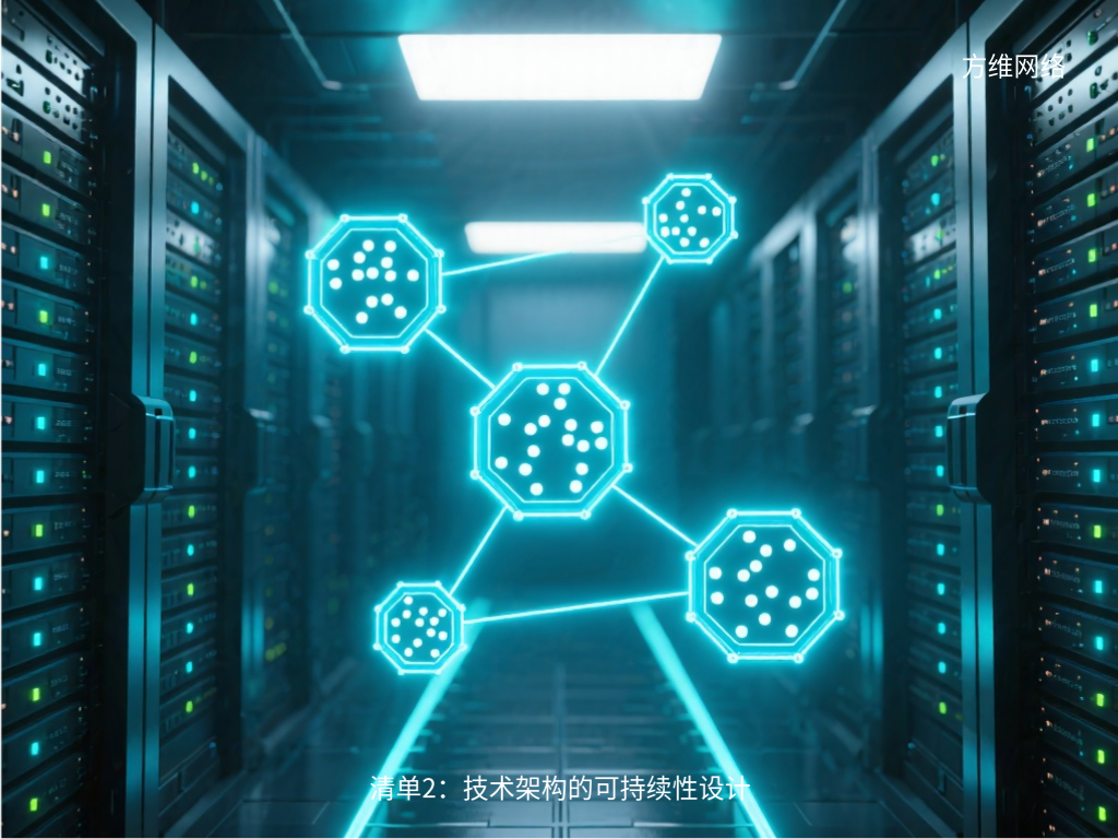 清單2:技術(shù)架構(gòu)的可持續(xù)性設(shè)計(jì)