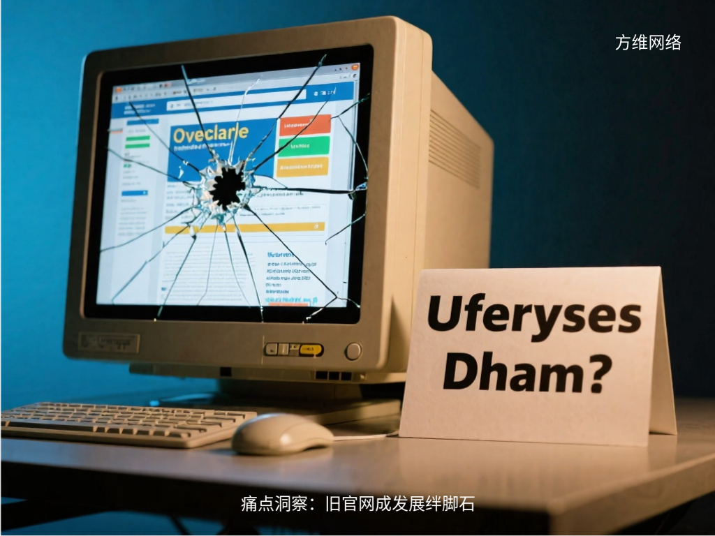 痛點(diǎn)洞察:舊官網(wǎng)成發(fā)展絆腳石