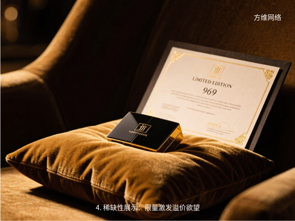 4. 稀缺性展示:限量激發(fā)溢價(jià)欲望
