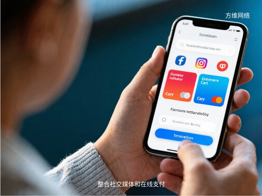 整合社交媒體和在線支付