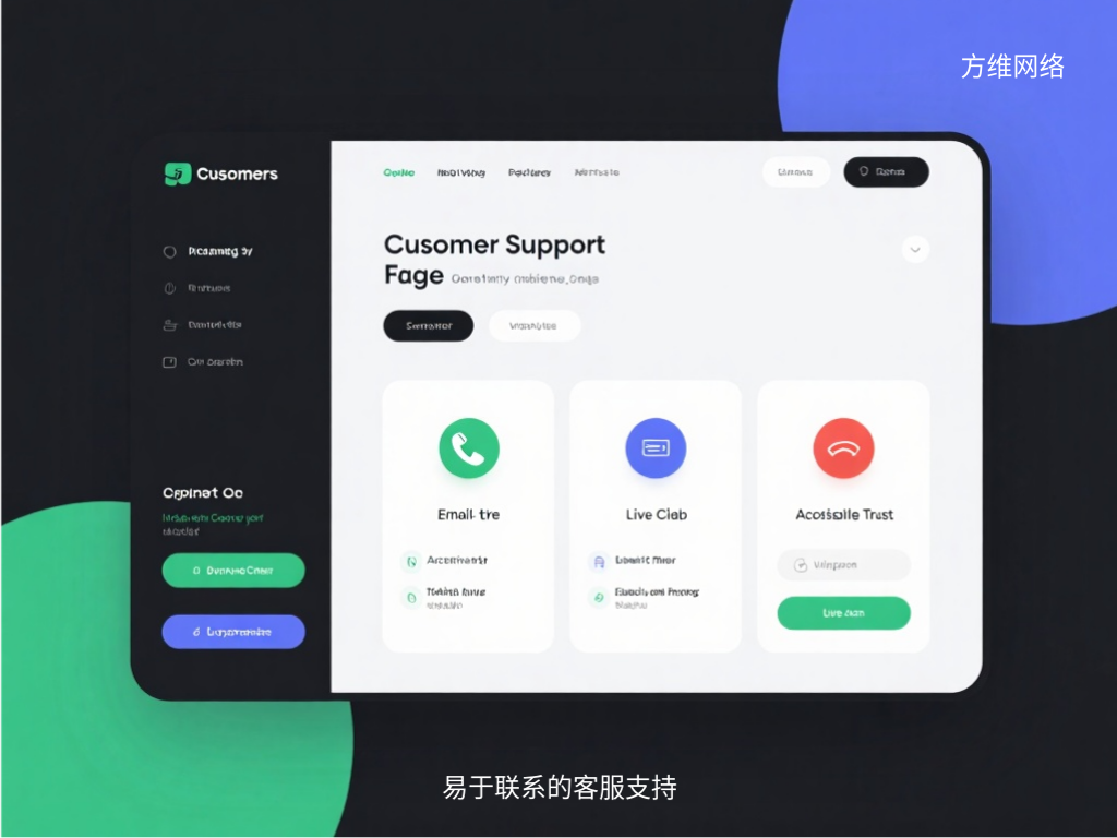 易于聯(lián)系的客服支持
