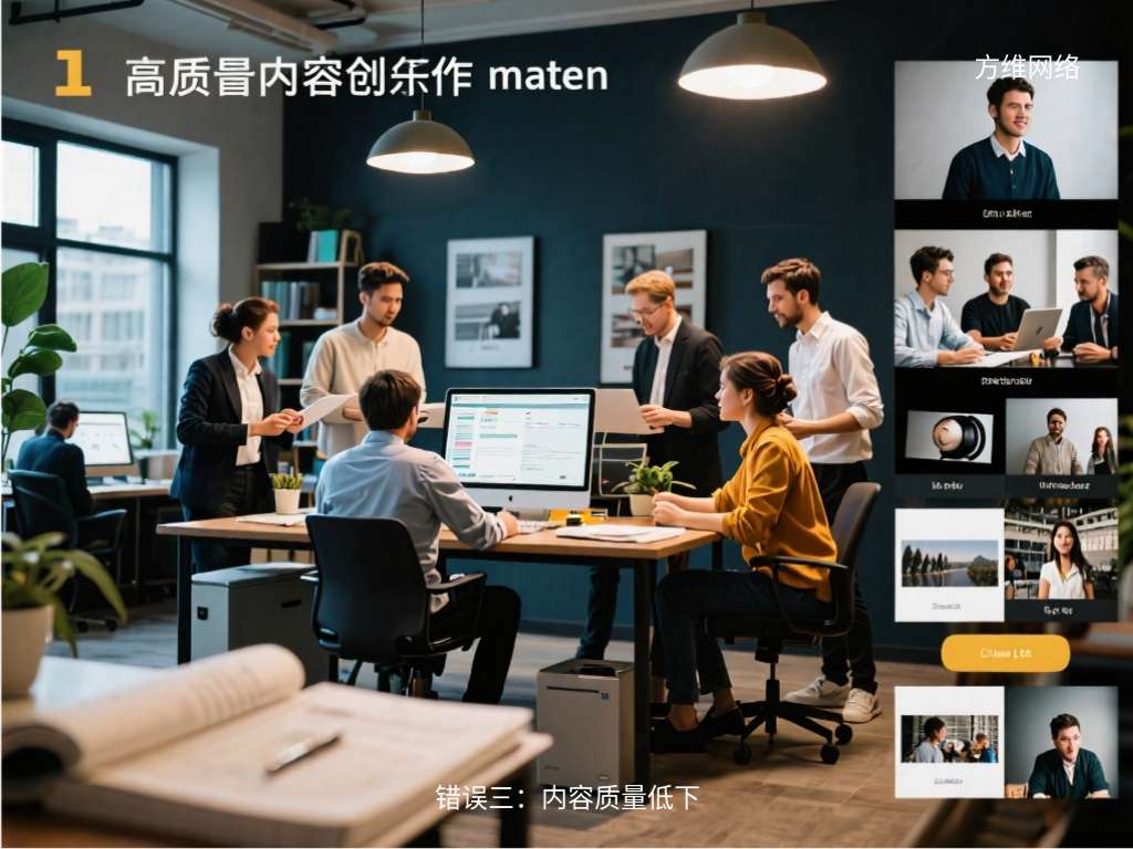 錯(cuò)誤三:內(nèi)容質(zhì)量低下