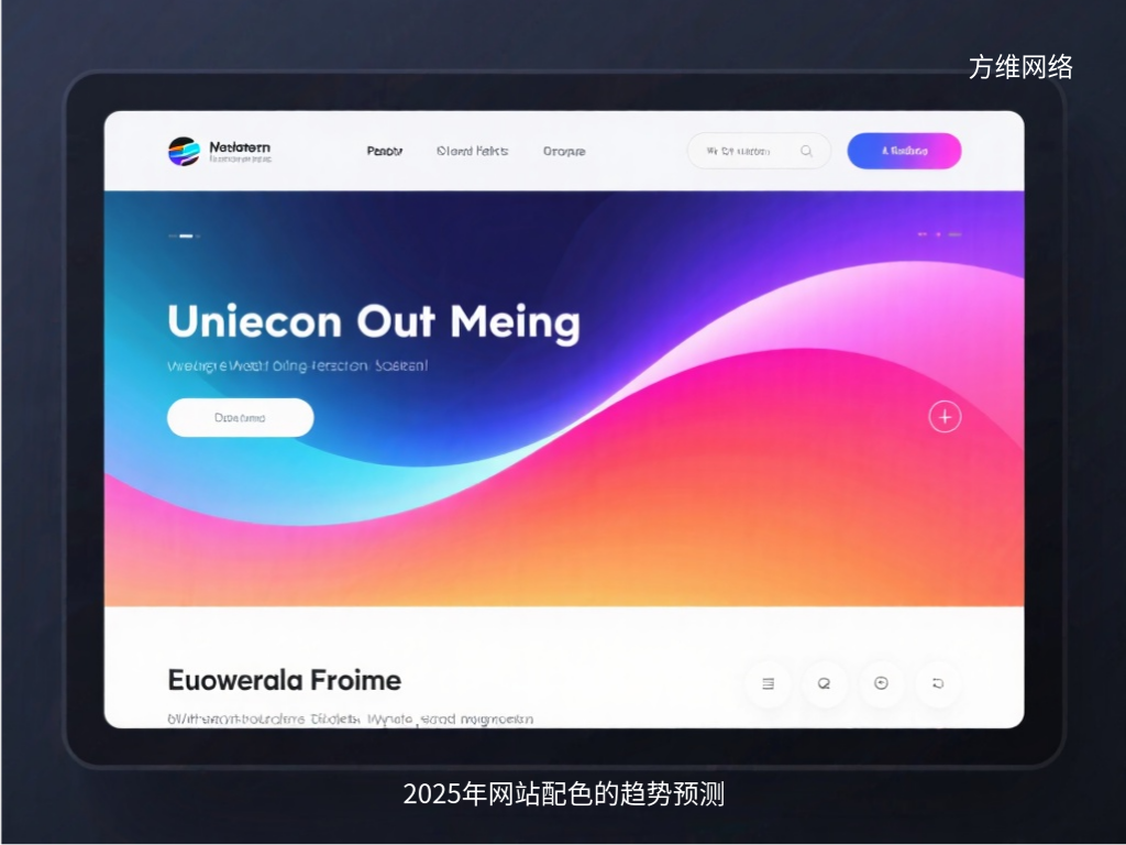 2025年網(wǎng)站配色的趨勢(shì)預(yù)測(cè)