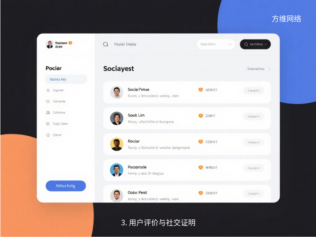 3. 用戶評價與社交證明